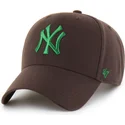 kapa-zaobljena-smeda-snapback-mvp-new-york-yankees-mlb-47-brand