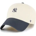 kapa-zaobljena-bez-podesiv-clean-up-base-runner-two-tone-new-york-yankees-mlb-47-brand