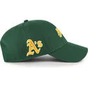 kapa-zaobljena-zelena-podesiv-mvp-ballpark-script-shot-oakland-athletics-mlb-47-brand