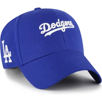 Kape zaobljena plava podesiva traka MVP Ballpark Script Shot Los Angeles Dodgers MLB 47 Brand