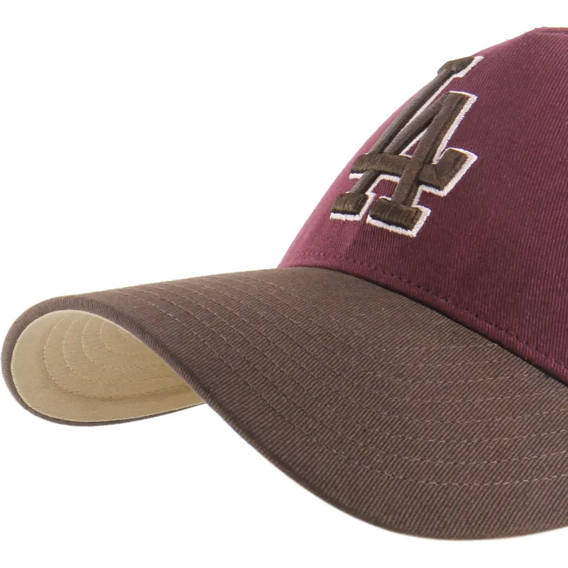 kape-zaobljena-crvena-snapback-mvp-dt-sure-shot-two-tone-cotton-los-angeles-dodgers-mlb-47-brand