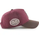 cap-zaobljena-red-snapback-granate-mvp-dt-sure-shot-two-tone-cotton-los-angeles-dodgers-mlb-47-brand