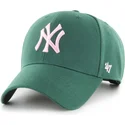 kapa-zaobljena-zelena-snapback-rosa-mvp-new-york-yankees-mlb-47-brand