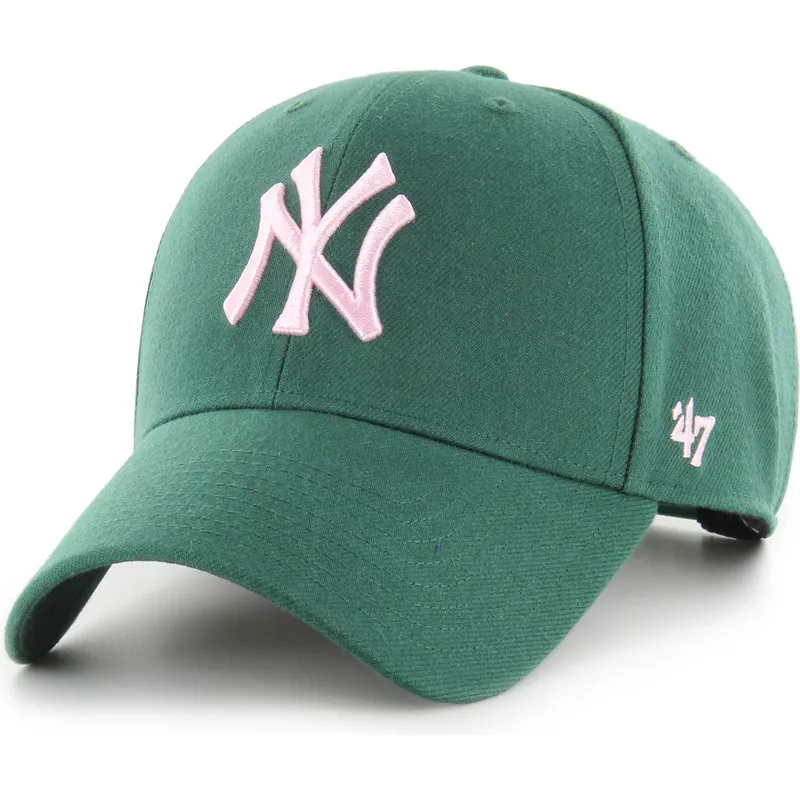 kapa-zaobljena-zelena-snapback-rosa-mvp-new-york-yankees-mlb-47-brand