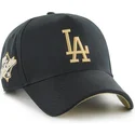 47-brand-curved-brim-mvp-dt-sure-shot-two-tone-cotton-los-angeles-dodgers-mlb-black-snapback-cap