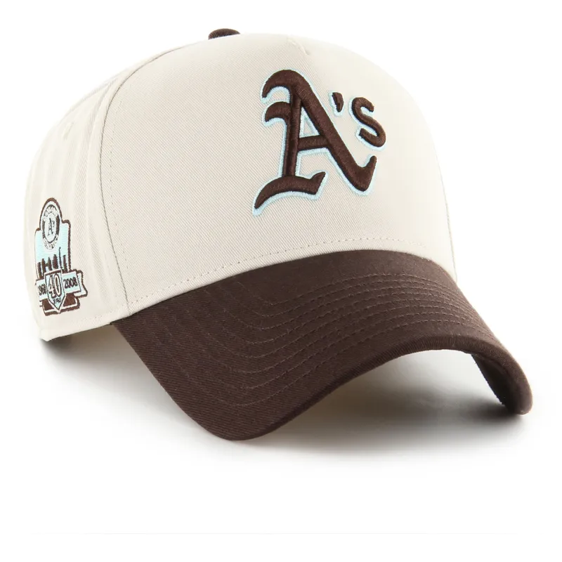 kapa-zaobljena-bez-snapback-mvp-dt-sure-shot-two-tone-cotton-oakland-athletics-mlb-47-brand