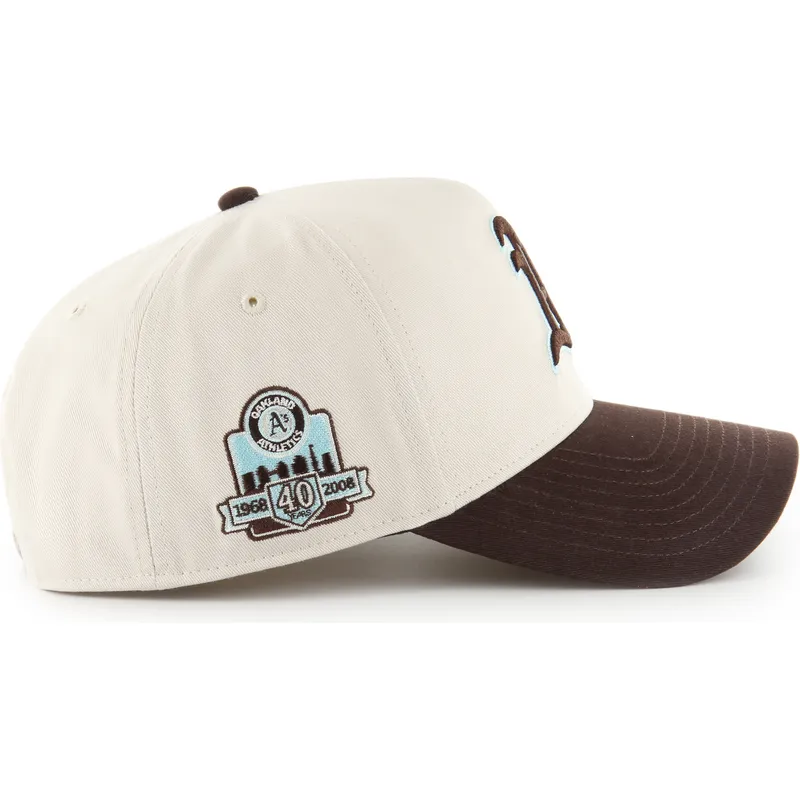 kapa-zaobljena-bez-snapback-mvp-dt-sure-shot-two-tone-cotton-oakland-athletics-mlb-47-brand