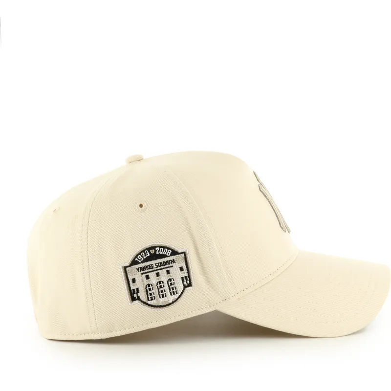 cap-zaobljena-beige-snapback-mvp-dt-sure-shot-two-tone-cotton-new-york-yankees-mlb-47-brand