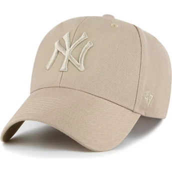 Kape zaobljena kaki snapback khaki MVP New York Yankees MLB 47 Brand