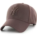 kapa-zaobljena-smeda-snapback-mvp-new-york-yankees-mlb-47-brand