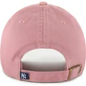 kapa-zaobljena-ruzicasta-podesiv-clean-up-new-york-yankees-mlb-47-brand
