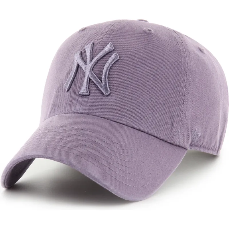 kapa-zaobljena-ljubicasta-podesiv-clean-up-iris-new-york-yankees-mlb-47-brand