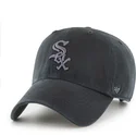 cap-zaobljena-black-adjustable-strap-clean-up-chicago-white-sox-mlb-47-brand