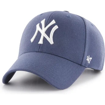 Kape zaobljena plava snapback MVP Timber Blue New York Yankees MLB 47 Brand