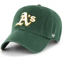 kapa-zaobljena-zelena-podesiv-clean-up-oakland-athletics-mlb-47-brand