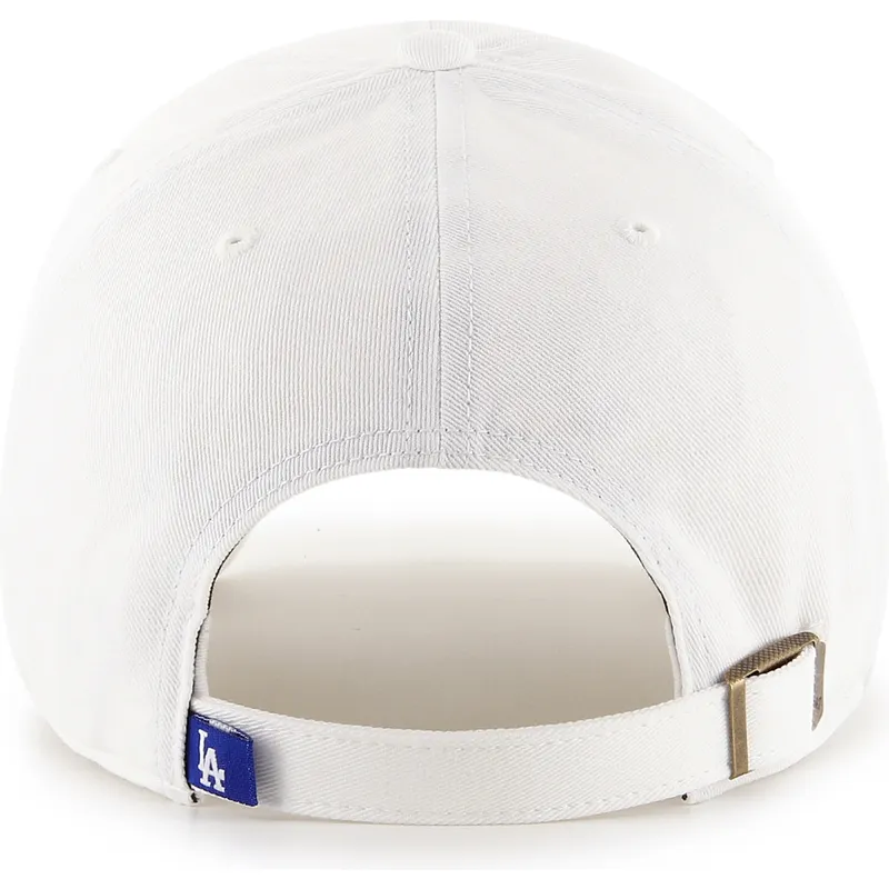 kapa-zaobljena-bijela-podesiv-clean-up-los-angeles-dodgers-mlb-47-brand