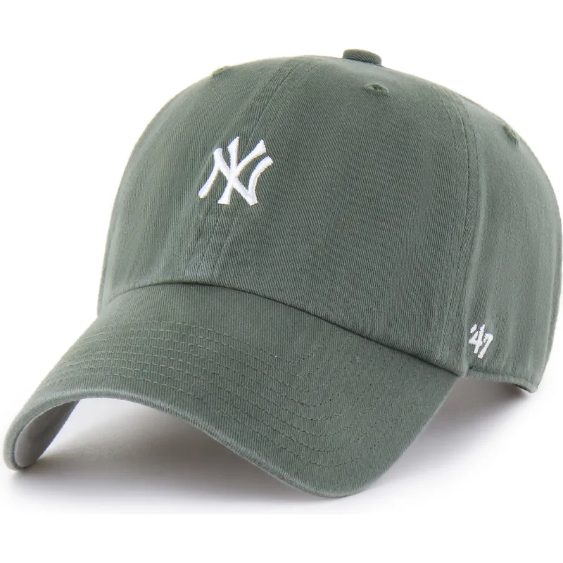 kapa-zaobljena-zelena-podesiv-clean-up-base-runner-new-york-yankees-mlb-47-brand