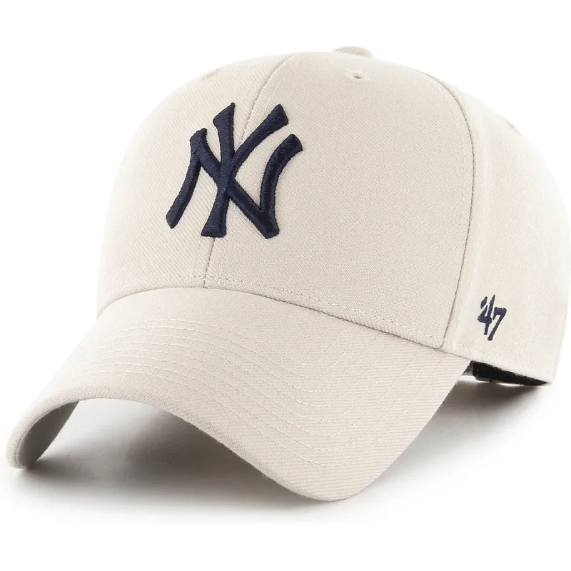 cap-zaobljena-beige-adjustable-strap-mvp-new-york-yankees-mlb-47-brand