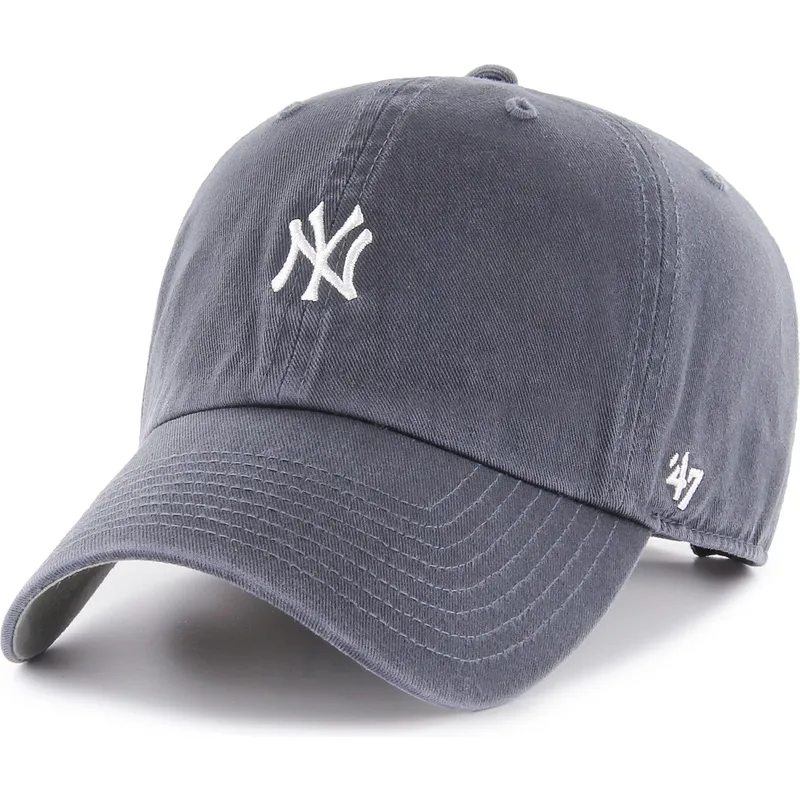 kapa-zaobljena-mornarsko-plava-podesiv-clean-up-base-runner-vintage-new-york-yankees-mlb-47-brand