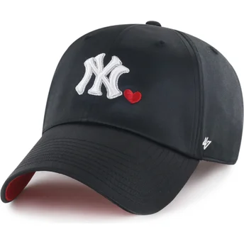 Kape zaobljena crna podesiva traka Clean Up With Love New York Yankees MLB 47 Brand