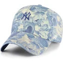 kapa-zaobljena-plava-podesiv-clean-up-gardenia-new-york-yankees-mlb-47-brand