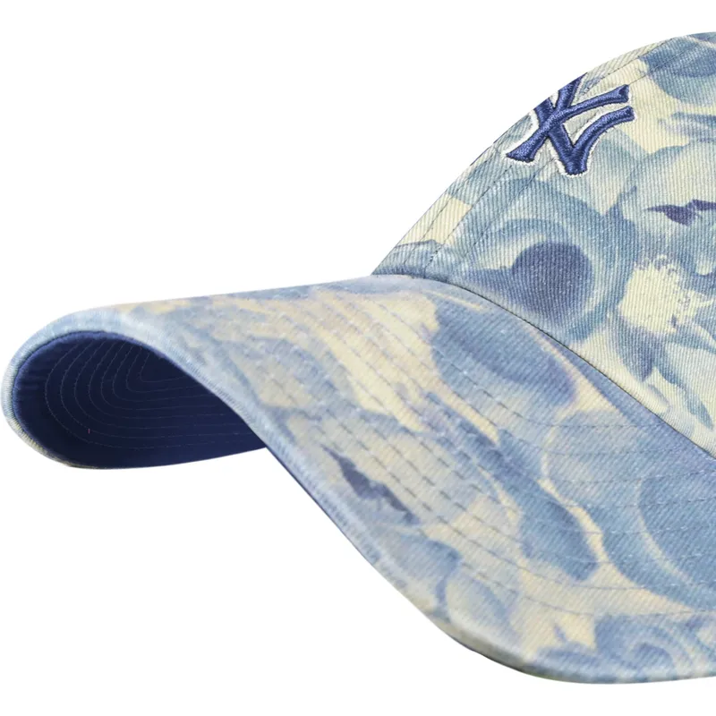 kapa-zaobljena-plava-podesiv-clean-up-gardenia-new-york-yankees-mlb-47-brand