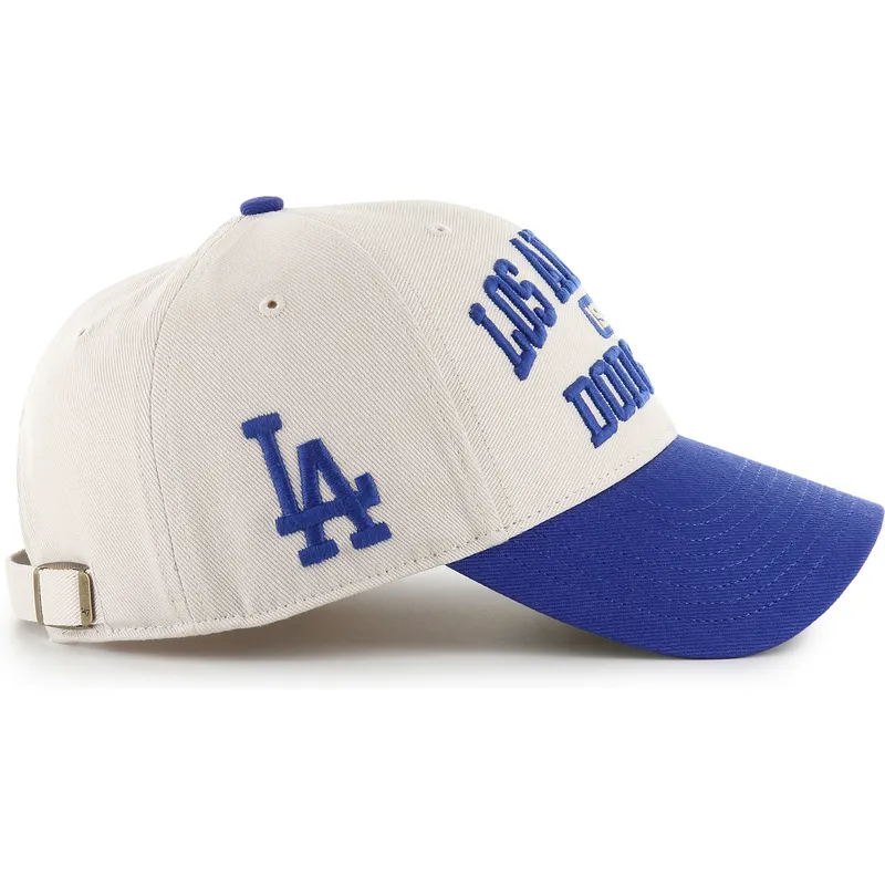 cap-zaobljena-beige-adjustable-strap-mvp-broke-line-los-angeles-dodgers-mlb-47-brand