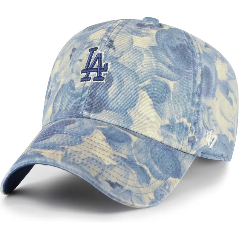 cap-zaobljena-blue-adjustable-strap-clean-up-gardenia-los-angeles-dodgers-mlb-47-brand
