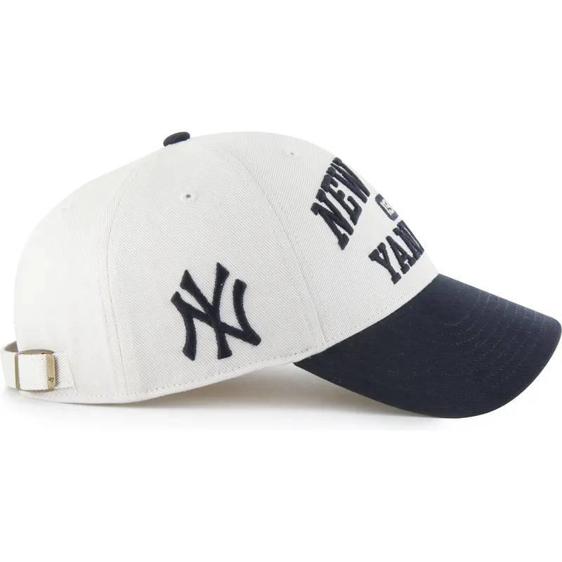 cap-zaobljena-beige-adjustable-strap-mvp-broke-line-new-york-yankees-mlb-47-brand