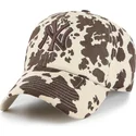 kapa-zaobljena-smeda-podesiv-clean-up-bessie-new-york-yankees-mlb-47-brand