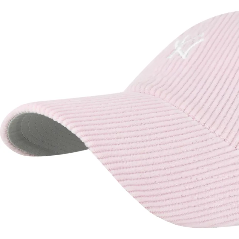 kapa-zaobljena-ruzicasta-podesiv-clean-up-cord-base-runner-new-york-yankees-mlb-47-brand