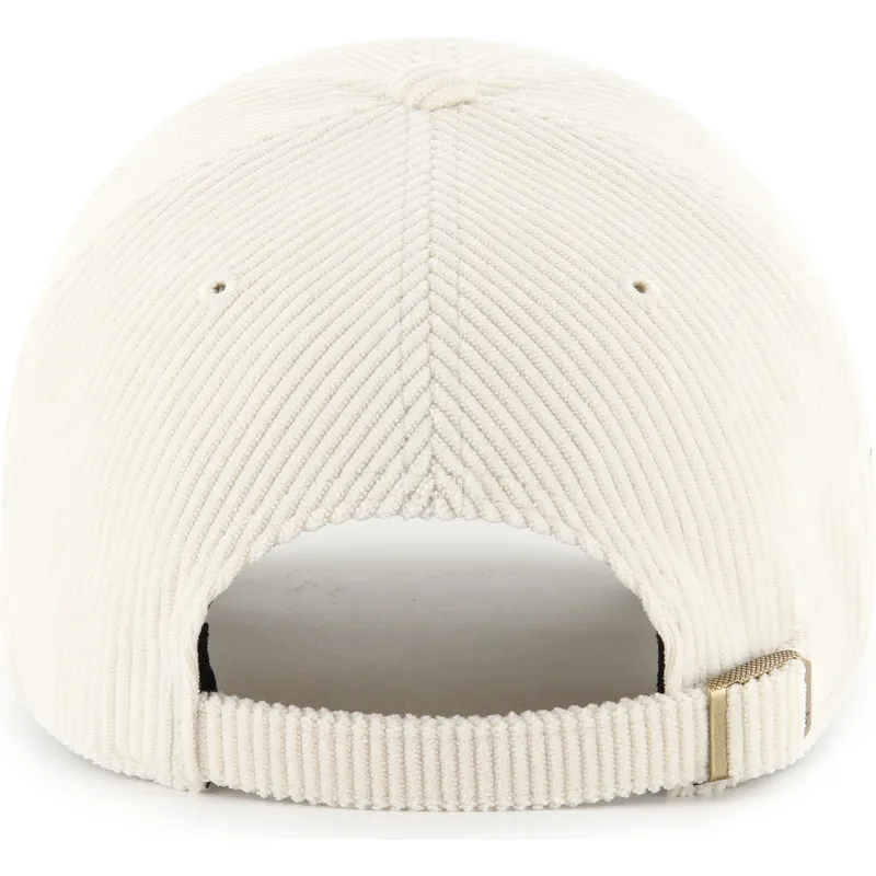 cap-zaobljena-beige-adjustable-strap-clean-up-cord-base-runner-new-york-yankees-mlb-47-brand