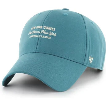 Cap zaobljena blue snapback MVP Contemporary Cyan New York Yankees MLB 47 Brand