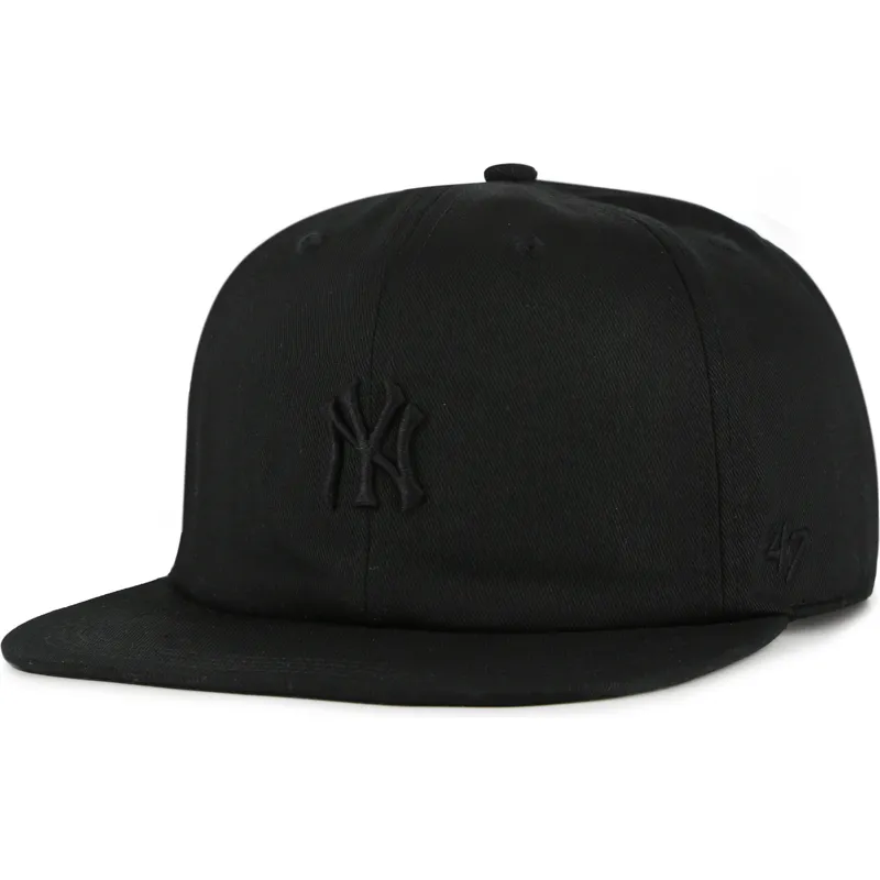 cap-ravna-black-snapback-captain-rl-contemporary-new-york-yankees-mlb-47-brand cap-ravna-black-snapback-captain-rl-contemporary-new-york-yankees-mlb-47-brand
