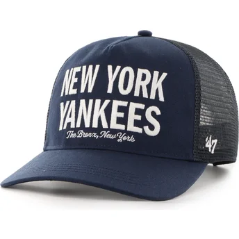 Cap zaobljena navy blue snapback Hitch Contemporary New York Yankees MLB 47 Brand