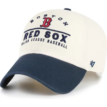 Cap zaobljena beige adjustable strap Clean Up Windham Boston Red Sox MLB 47 Brand