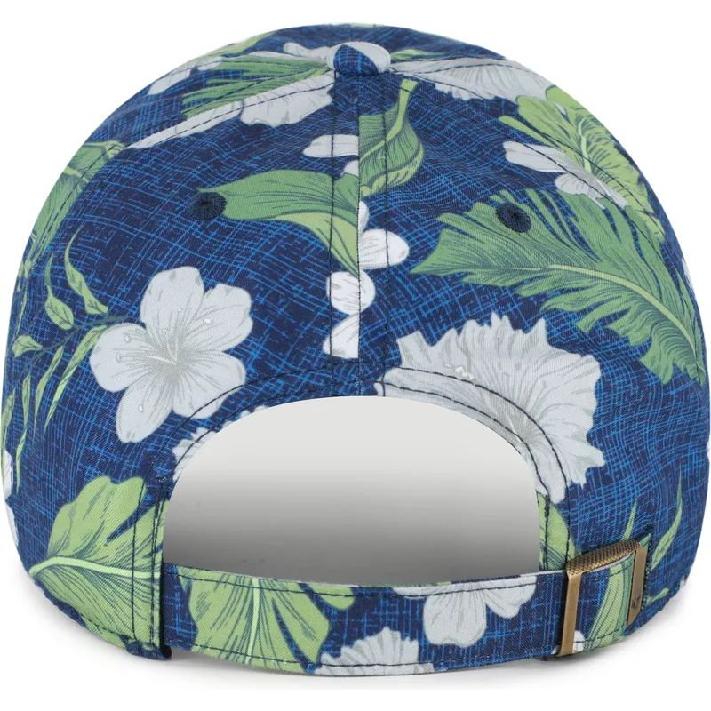 cap-zaobljena-navy-blue-adjustable-strap-clean-up-beach-side-new-york-yankees-mlb-47-brand