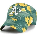 cap-zaobljena-green-adjustable-strap-clean-up-beach-side-oakland-athletics-mlb-47-brand