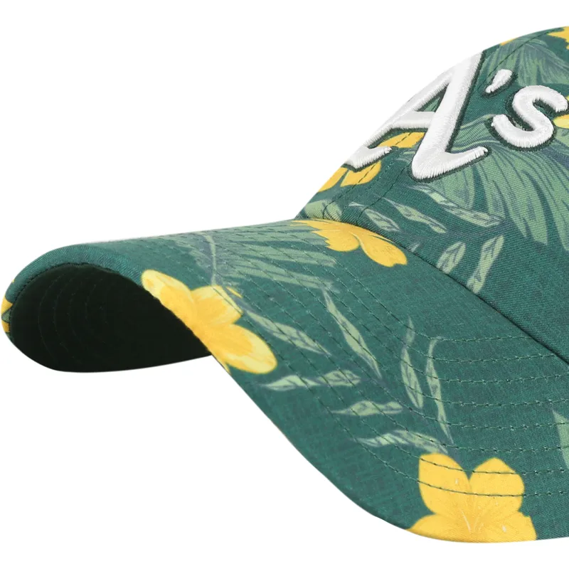 cap-zaobljena-green-adjustable-strap-clean-up-beach-side-oakland-athletics-mlb-47-brand