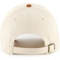cap-zaobljena-beige-adjustable-strap-marron-clean-up-mini-script-suede-visor-new-york-yankees-mlb-47-brand