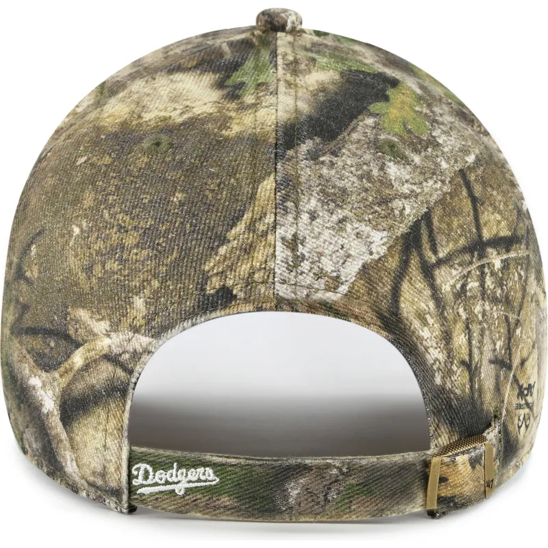 kapa-zaobljena-maskirni-podesiv-clean-up-realtree-los-angeles-dodgers-mlb-47-brand