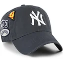 kapa-zaobljena-mornarsko-plava-podesiv-clean-up-badges-vintage-new-york-yankees-mlb-47-brand