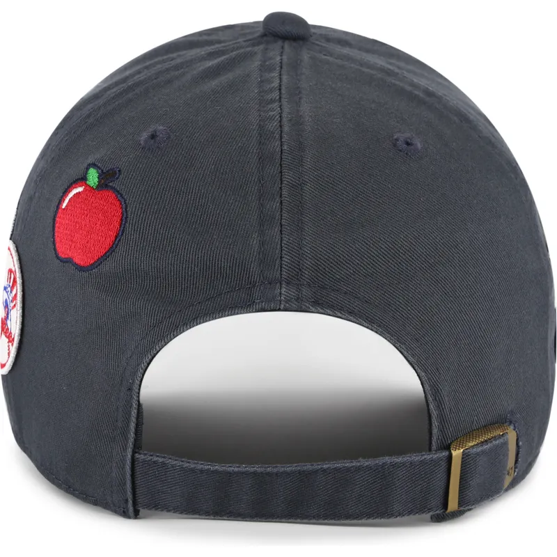 kapa-zaobljena-mornarsko-plava-podesiv-clean-up-badges-vintage-new-york-yankees-mlb-47-brand