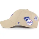 kapa-zaobljena-kaki-podesiv-clean-up-badges-los-angeles-dodgers-mlb-47-brand