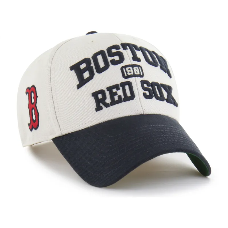 cap-zaobljena-beige-adjustable-strap-mvp-broke-line-boston-red-sox-mlb-47-brand