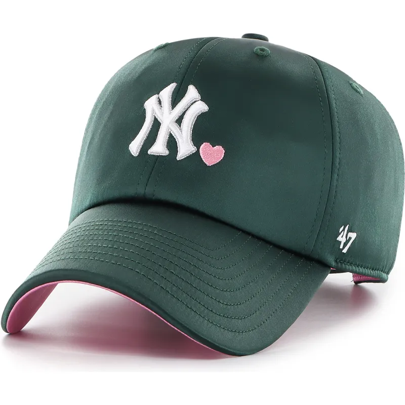 cap-zaobljena-green-adjustable-strap-clean-up-with-love-new-york-yankees-mlb-47-brand