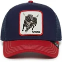 kape-zaobljena-mornarsko-plava-snapback-toro-raging-bull-fab-farm-the-farm-de-goorin-bros