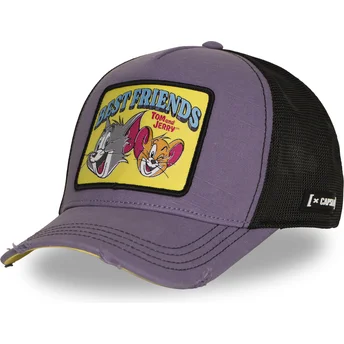 Cap zaobljena violet snapback Tom and Jerry Looney Tunes Capslab