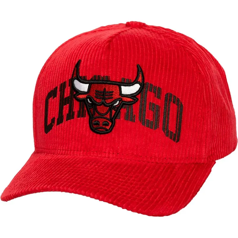 cap-zaobljena-red-snapback-arch-stamp-pro-chicago-bulls-nba-mitchell-ness