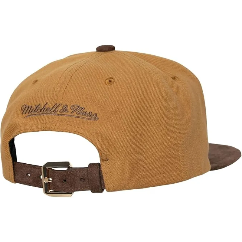 kapa-ravna-smeda-podesiv-coffee-strapback-chicago-bulls-nba-mitchell-ness